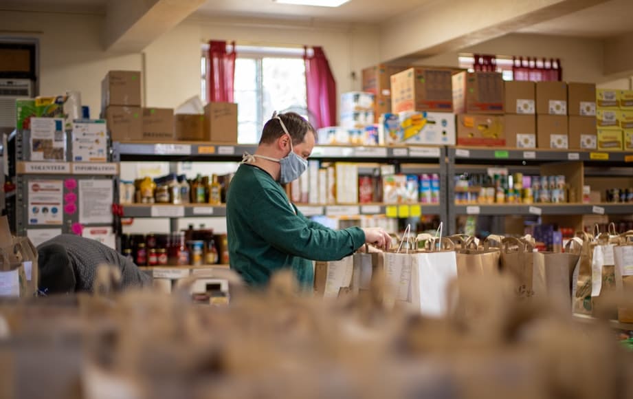 Val DiGiorgio food pantry